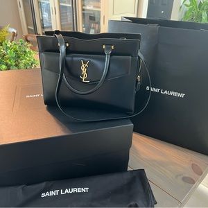 Authentic Excellent Condition YSL bag and clutch set